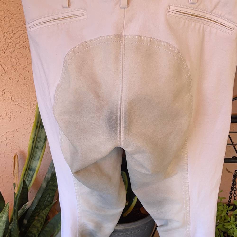 Pikeur Full Seat White Breeches - Picture 3 of 11
